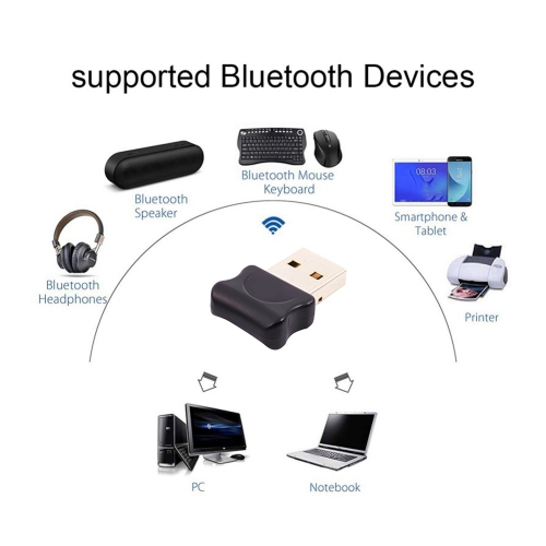 axGear USB 2.0 Bluetooth Dongle Ver 5.0 Wireless Adapter Cordless For Laptop PC Desktop