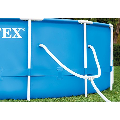 Intex 28211EH 12Ft X 30In Metal Frame Set Pool Toy, 12 ft x 30 in, beige