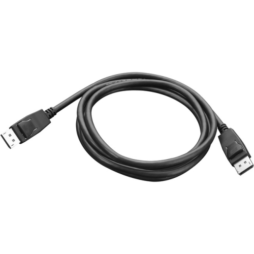 Lenovo 6ft DisplayPort A/V Cable for Monitor - First End: 1 x DisplayPort Male Digital Audio/Video - Second End: 1 x DisplayPort Male Digital