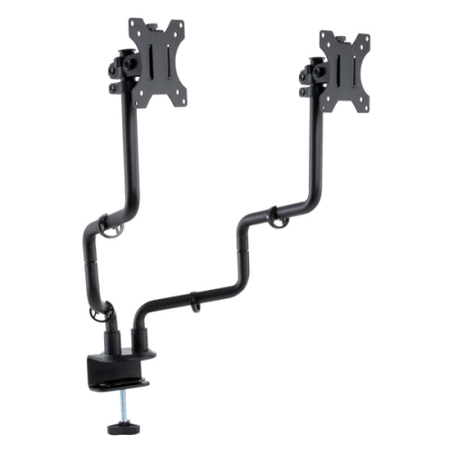 ALLSOP  Metal Art Dual Monitor Arms - In Black I also wish that the monitor height was easier to adjust, but that's more of a nitpick