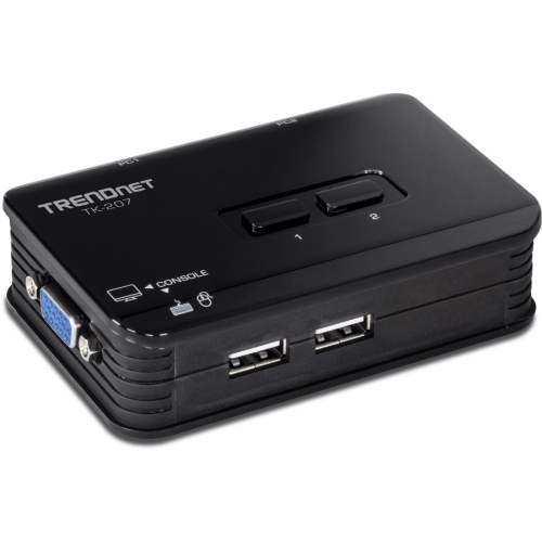 TRENDnet 2-Port USB KVM Switch Kit