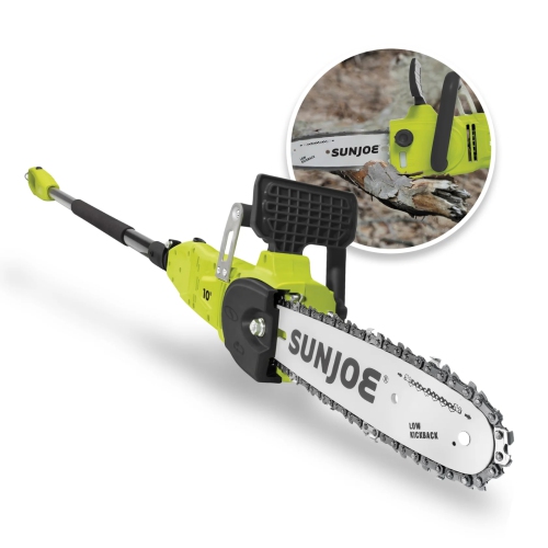 SUN JOE  10" 8-Amp Convertible Electric Telescoping Pole Chain Saw