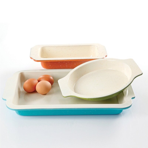 Gibson Home Imbue 3-Piece Nonstick Bakeware Set