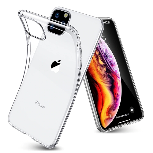 【CSmart】Ultra Thin Soft TPU Silicone Jelly Bumper Back Cover Case for iPhone 11 Pro MAX, Transparent Clear