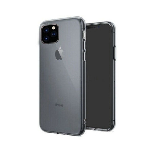 【CSmart】Ultra Thin Soft TPU Silicone Jelly Bumper Back Cover Case for iPhone 11 Pro MAX, Smoke