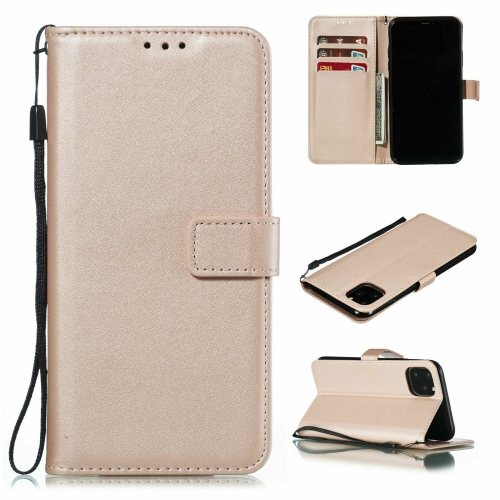[CS] iPhone 11 Pro Case, Magnetic Leather Folio Wallet Flip Case Cover with Card Slot, Rose Gold