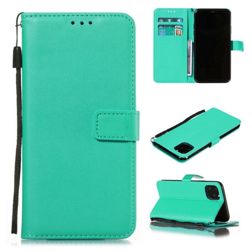 【CSmart】 Magnetic Card Slot Leather Folio Wallet Flip Case Cover for iPhone 11, Mint