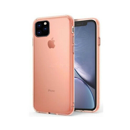 CSMART  【】Ultra Thin Soft Tpu Silicone Jelly Bumper Back Cover Case for Iphone 11 Pro Max (6.5"), Rose In Gold