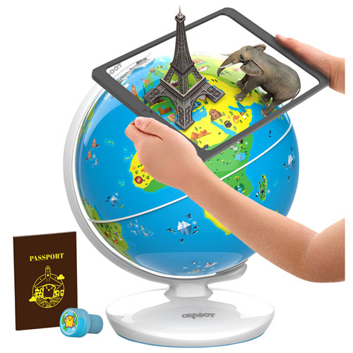Globe terrestre interactif en réalité augmentée Orboot Earth de PlayShifu