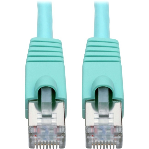 TRIPP LITE  Cat6A Snagless Shielded Stp Patch Cable 10G, Poe, Aqua M/m 25Ft