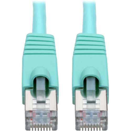 TRIPP LITE  Cat6A Snagless Shielded Stp Patch Cable 10G, Poe, Aqua M/m 10Ft