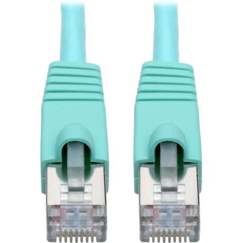 TRIPP LITE  Cat6A Snagless Shielded Stp Patch Cable 10G, Poe, Aqua M/m 14Ft