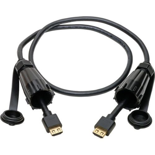 TRIPP LITE  HDMI Cable High-Speed 2 Ip67 Connectors Industrial Ethernet 3Ft