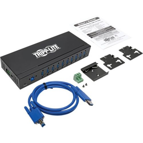 Tripp Lite U360-010-IND 10-Port Industrial-Grade USB 3.0 SuperSpeed Hub