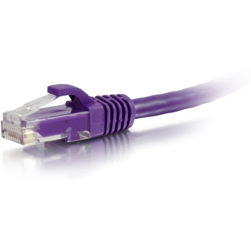 C2G 6ft Cat6a Snagless Unshielded Network Patch Ethernet Cable-Purple