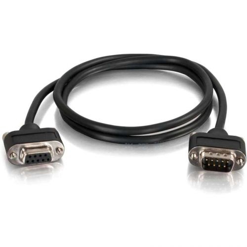 CABLES TO GO  C2G 15Ft Serial Rs232 Db9 Cable With Low Profile Connectors M/f - In-Wall Cmg-Rated