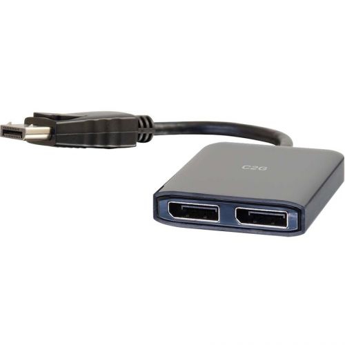 C2G DisplayPort to DisplayPort x2 Monitor Splitter - 4K DisplayPort MST Hub