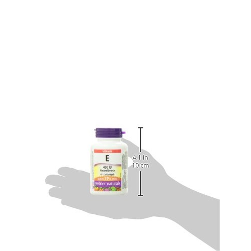 Webber Naturals Vitamin E Natural Source Softgel 400 Iu