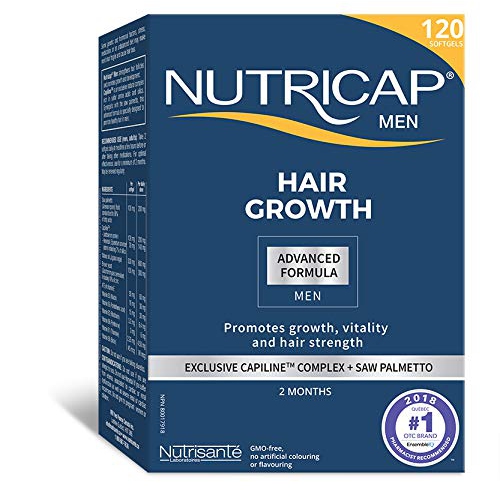 Nutricap For Men Hair Growth Advanced Formula Promote Vitality