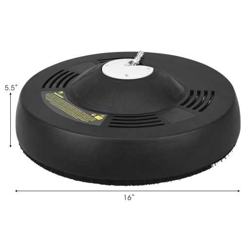 Costway 16-Inch Pressure Washer Surface Cleaner Attachment 3000 PSI
