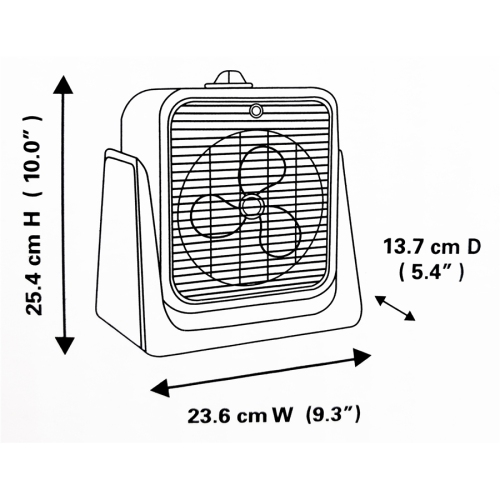 Xtricity 4-80308 Carson Heater + Fan Metal Heating 750W-1500W White