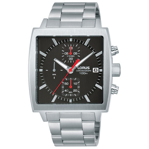 lorus men's chronograph watch