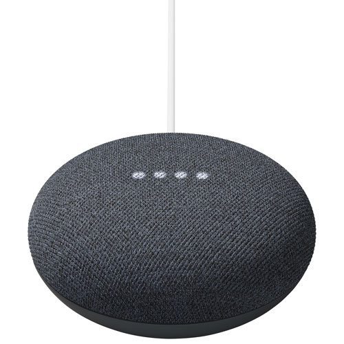 Google Nest Mini (2nd Gen) Smart Speaker - Charcoal | Best Buy Canada