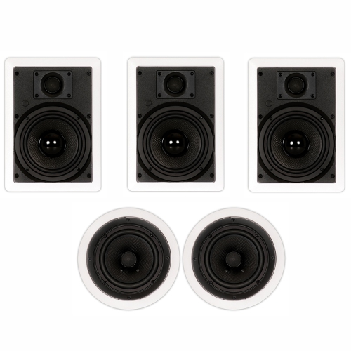 Theater Solutions Ts 65 Flush Mount 5 Speaker Set With 6 5