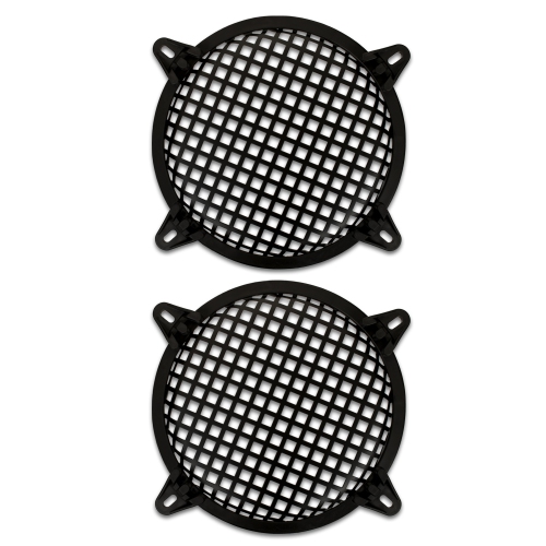 2 Goldwood Sound SWG-8 Steel Waffle Woofer Grills with Hardware for 8" Speakers