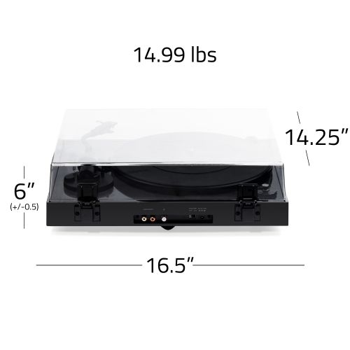 Tourne-disque haute fidélité en vinyle RT82 de Fluance avec cartouche Ortofon OM10 et moteur de contrôle de la vitesse