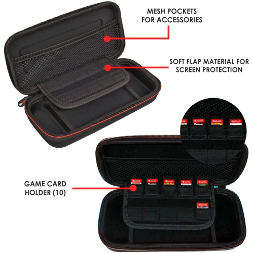 Nintendo Switch-Lite Bundle Starter kit (Black) by EVORETRO