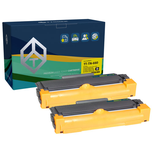 TToner Brother Black Toner - 2 Pack