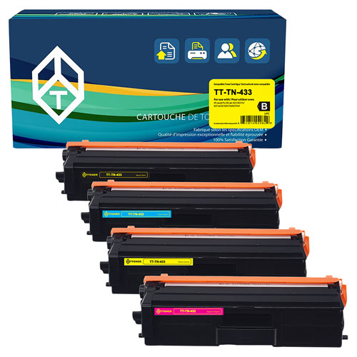 Brother Black/Colour Toner (TT-TN433) - 4 Pack  TToner