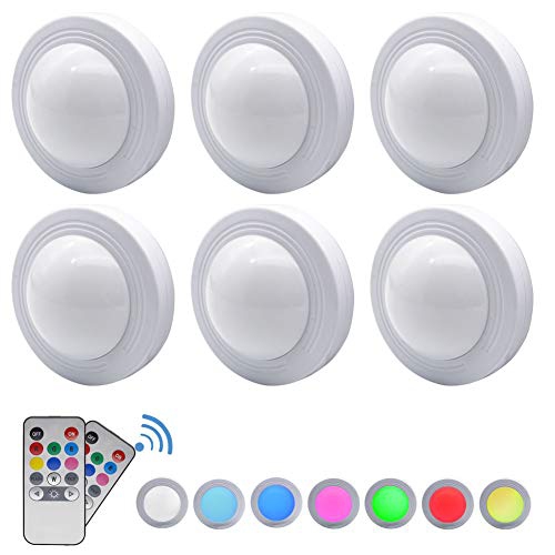 GreeSuit Under Cabinet Lights LED Wireless Remote Control Brightness Adjustable