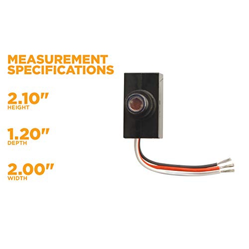 Outdoor Hardwire Post Eye Light Control With Photocell
