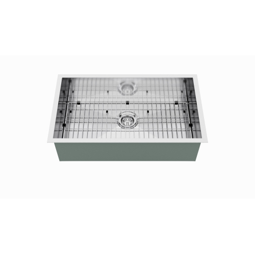 Blue Ocean 32" 16 Gauge Stainless Steel Undermount Kitchen Sink with FREE Grid and Strainer