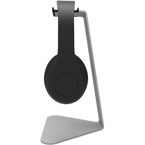 Kanto H1S Universal Headphone Stand with Silicone Padding, Silver