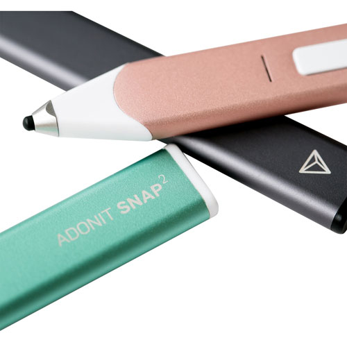 Adonit Snap 2 iPhone Stylus & Bluetooth Camera Remote - Parakeet Blue