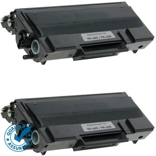 Printer Pro™ 2 Pack Brother TN650/TN-650/TN620 Black Toner Cartridge-Brother Printer DCP-8050/8080DN/HL-5340D/5380/MFC-8680DN