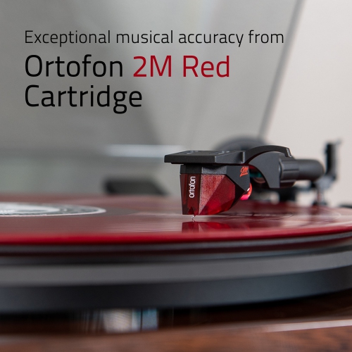 Fluance RT83 Reference High Fidelity Vinyl Turntable Record Player with Ortofon 2M Red Cartridge & Speed Control Motor
