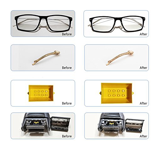 UKOKE UUUUC06G Professional – Nettoyant à bijoux à ultrasons avec minuterie, lunettes électroniques anneau de retenue diamant pour montre