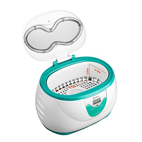 UKOKE UUUUC06G Professional – Nettoyant à bijoux à ultrasons avec minuterie, lunettes électroniques anneau de retenue diamant pour montre