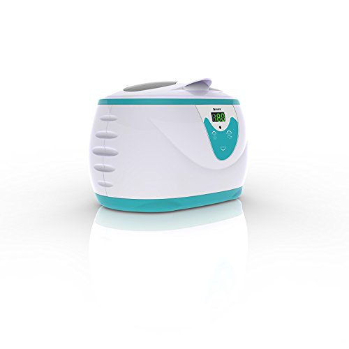 UKOKE UUUUC06G Professional – Nettoyant à bijoux à ultrasons avec minuterie, lunettes électroniques anneau de retenue diamant pour montre