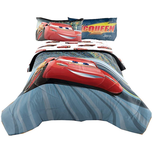Disney Cars 3 Full Comforter With Full Sheet Set Kids Bedding