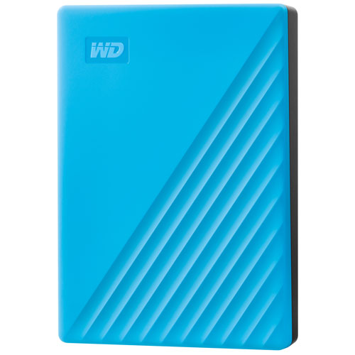 WD My Passport 5TB USB Portable External Hard Drive - Blue - Only at Best Buy