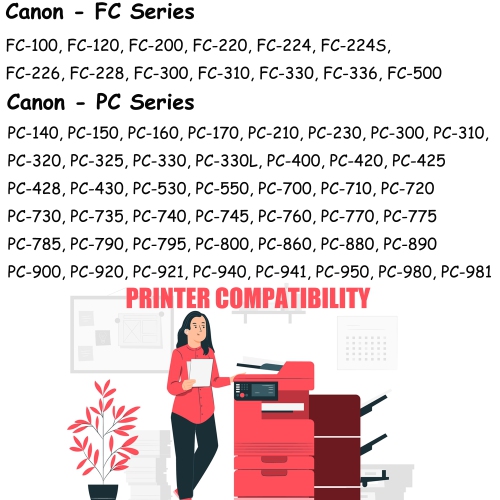 Printer Pro™ 2 Pack Canon E20 E40 Compatible Black Toner Cartridge-Canon Printer FC/PC Series