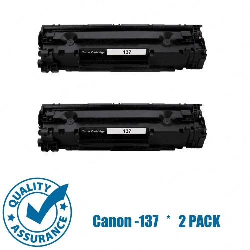 Printer Pro™ 2 Pack Canon 137/Canon-137 Black Toner Cartridge-Canon Printer MF212/216/217/227/229/232/236/244/247/249