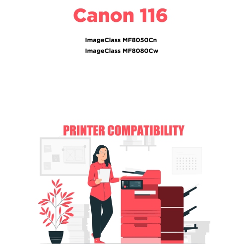 Printer Pro™ Canon 116/Canon-116 Compatible Magenta Toner Cartridge- Canon Printer MF8030 MF8050 MF8080 LBP-5050