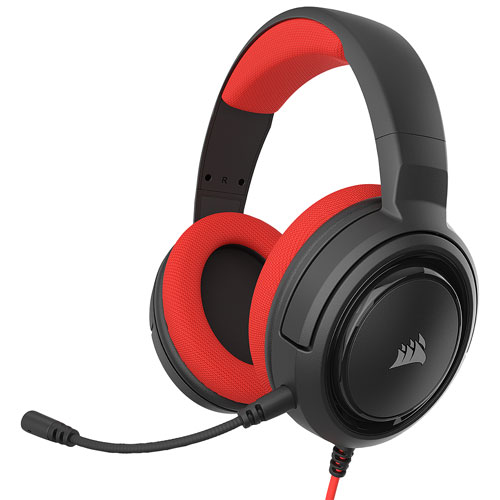 Corsair HS35 Stereo Gaming Headset - Black/Red