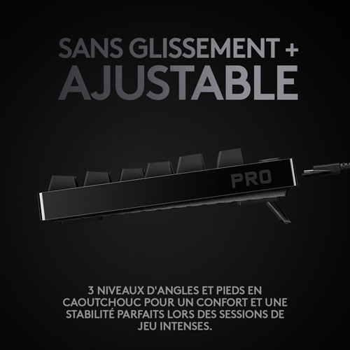 Logitech G Pro Backlit Mechanical GX Blue Clicky Gaming Keyboard